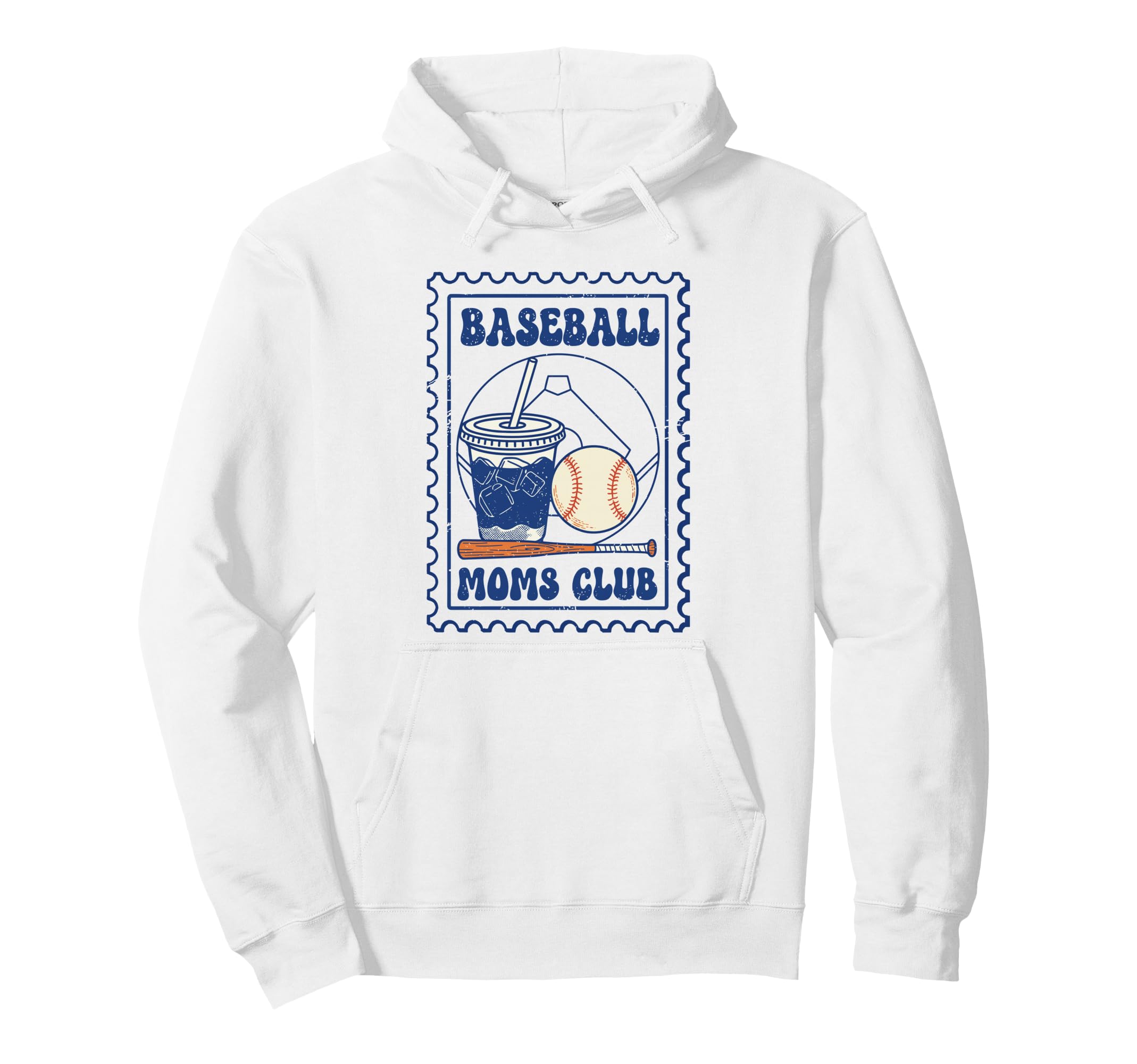 Baseball Moms Club Hoodie - Novelty Apparel Unisex - T-Shirt, Sweatshirt, Hoodie