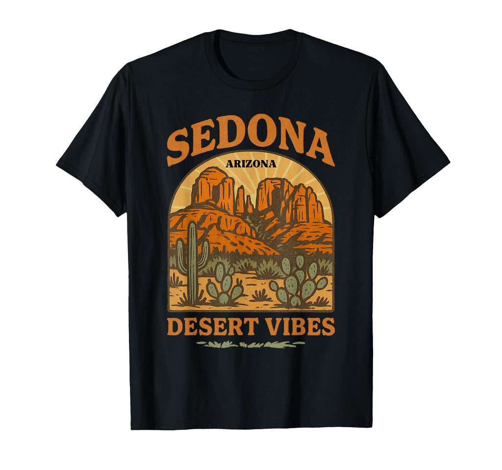 Sedona Arizona Desert Vibes Souvenir T-Shirt - Graphic Print for Adults - T-Shirt, Sweatshirt, Hoodie