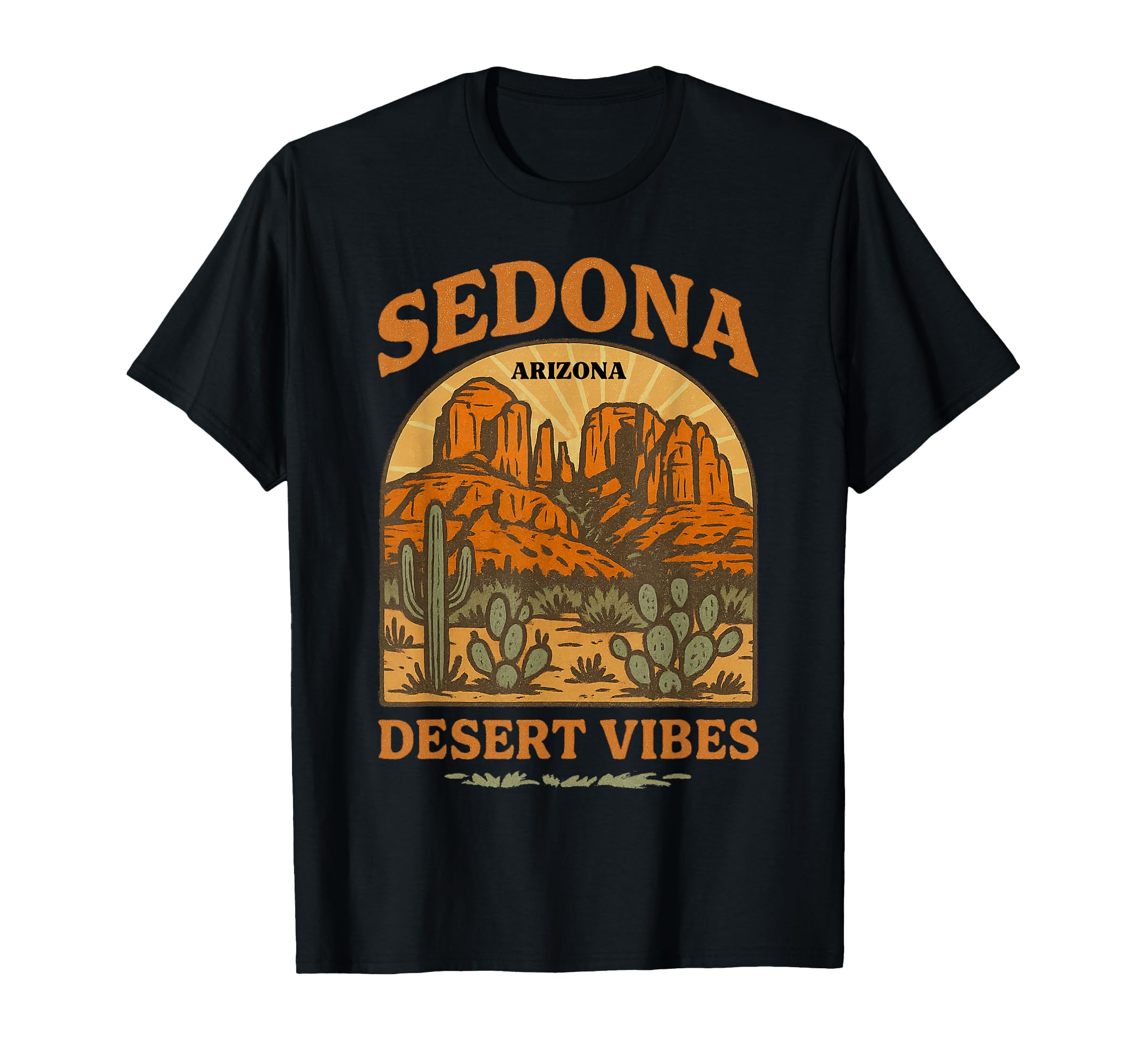 Sedona Arizona Desert Vibes Souvenir T-Shirt - Graphic Print for Adults - T-Shirt, Sweatshirt, Hoodie