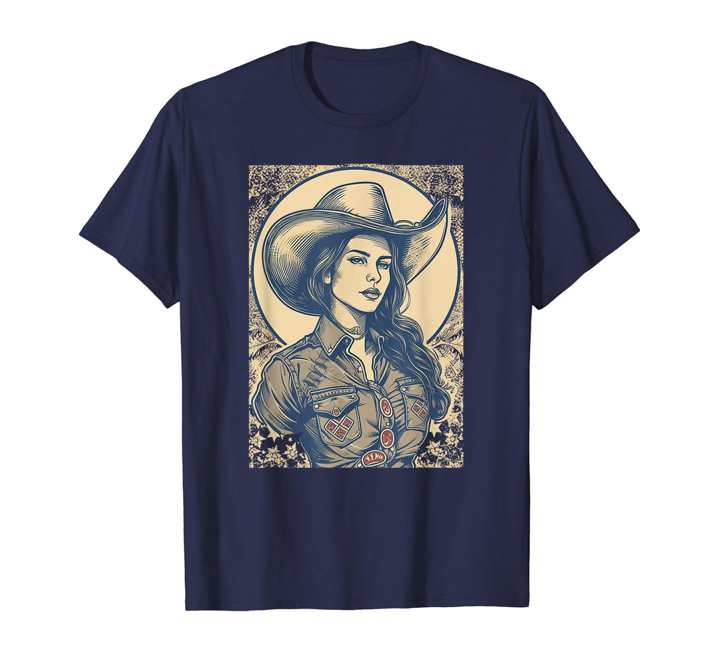 Cowgirl Cowboy Patriotic Cow And Farm T-Shirt - Aesthetic Graphic Unisex - T-Shirt, Sweatshirt, Hoodie