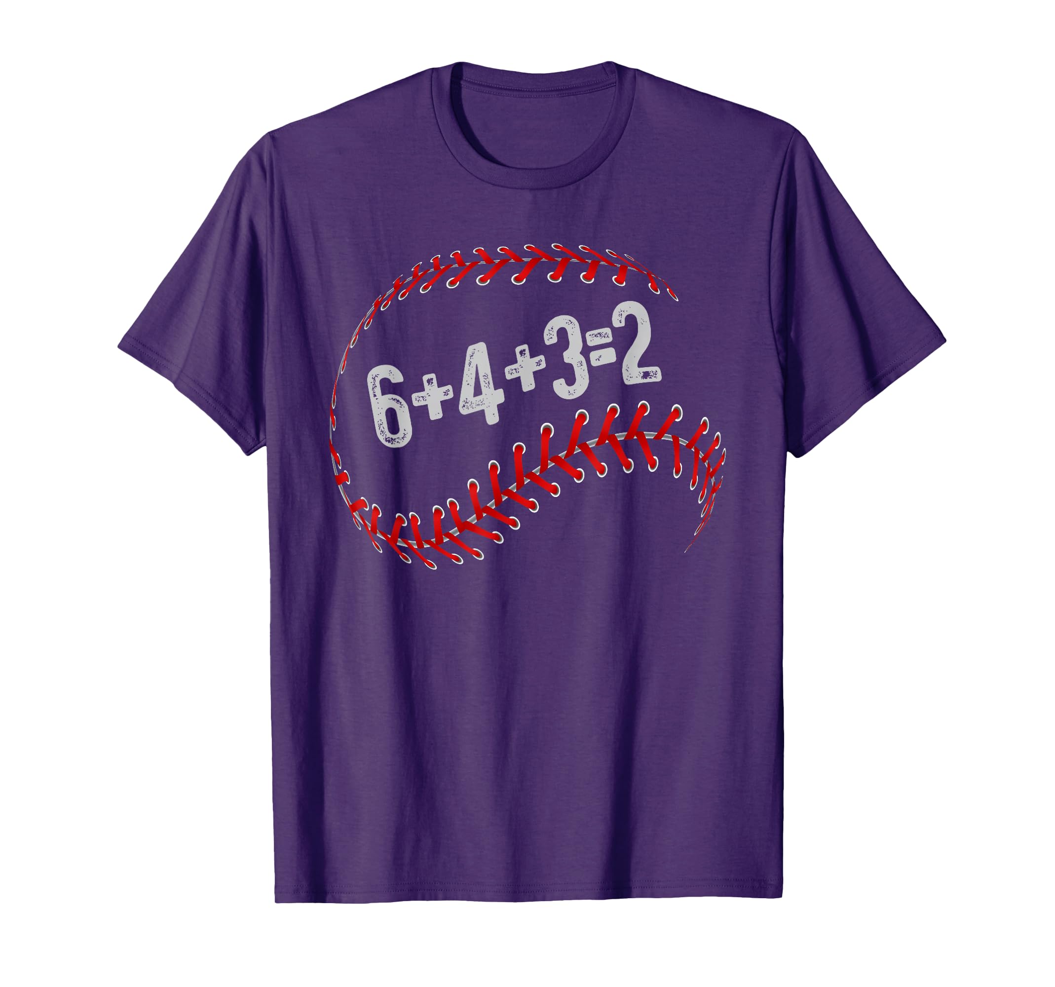 6 4 3 2 Double Play Baseball Player Fun T-Shirt - Graphic Print Unisex - T-Shirt, Sweatshirt, Hoodie