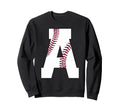 Baseball Initial Personalized Sweatshirt - Aesthetic Graphic Men Women - T-Shirt, Sweatshirt, Hoodie