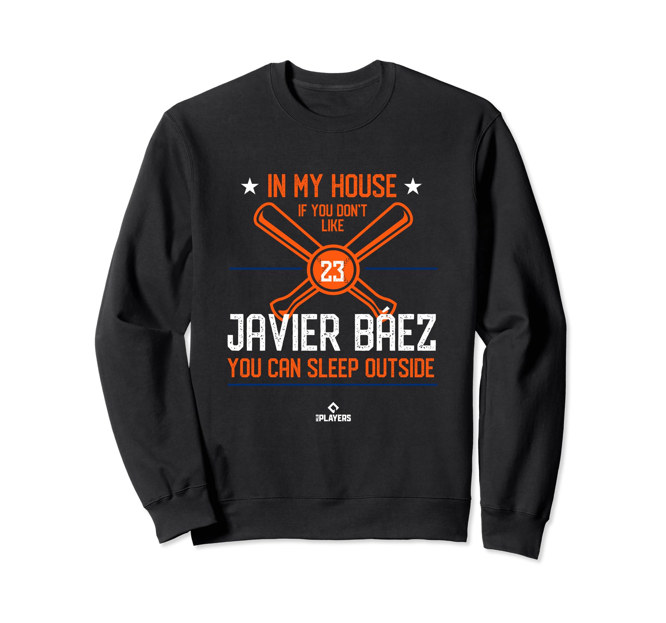 My House Javier Baez Mlbpa New York Sweatshirt - Custom Art Print Unisex - T-Shirt, Sweatshirt, Hoodie