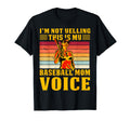 Im Not Yelling This Is My Baseball Mom T-Shirt - Custom Art Print Unisex - T-Shirt, Sweatshirt, Hoodie