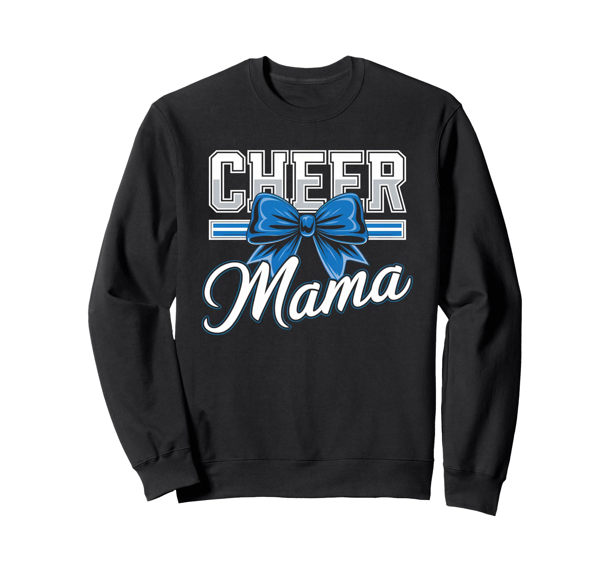 Cheer Mom Mother Bow Cheerleader Game Sweatshirt - Minimalist Print Unisex - T-Shirt, Sweatshirt, Hoodie