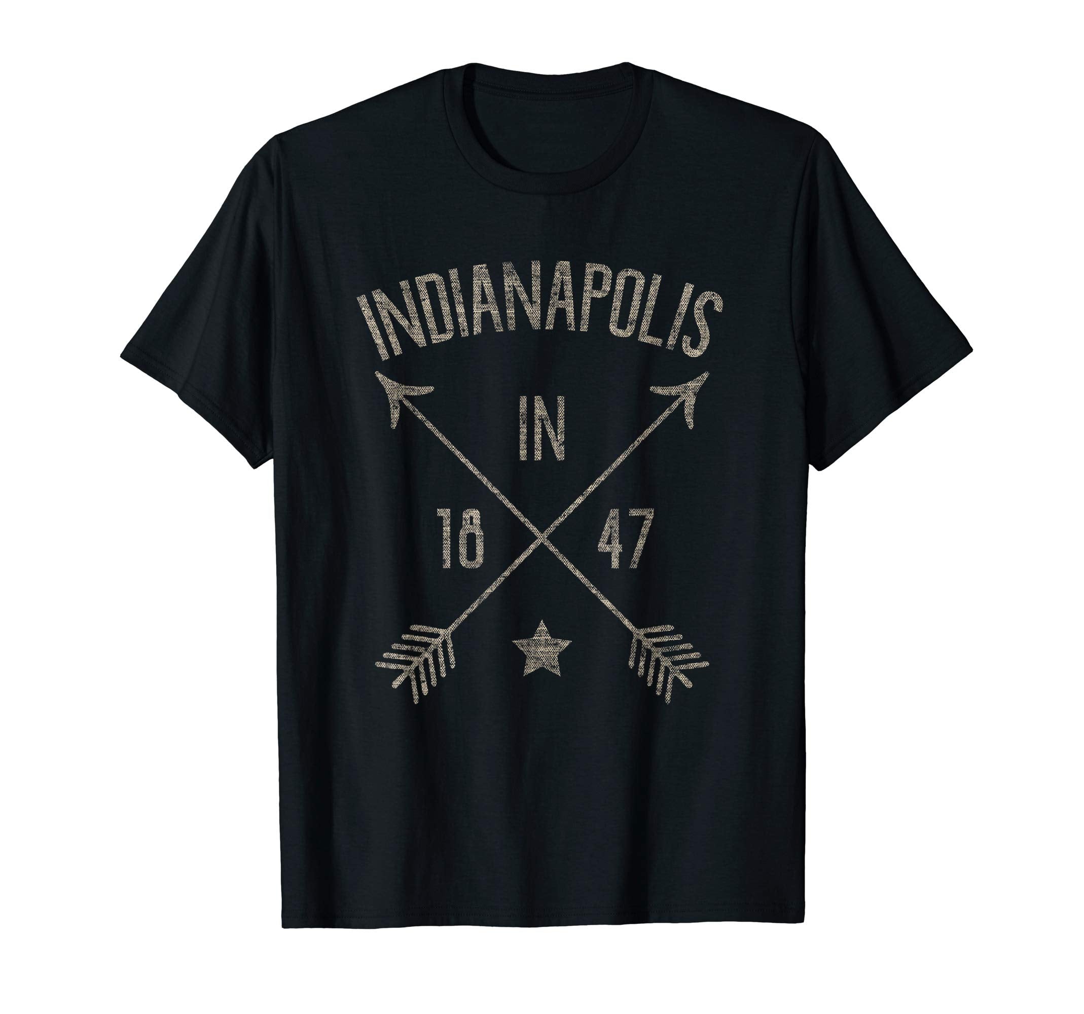 Indianapolis Distressed Home City T-Shirt - Streetwear Style Unisex - T-Shirt, Sweatshirt, Hoodie