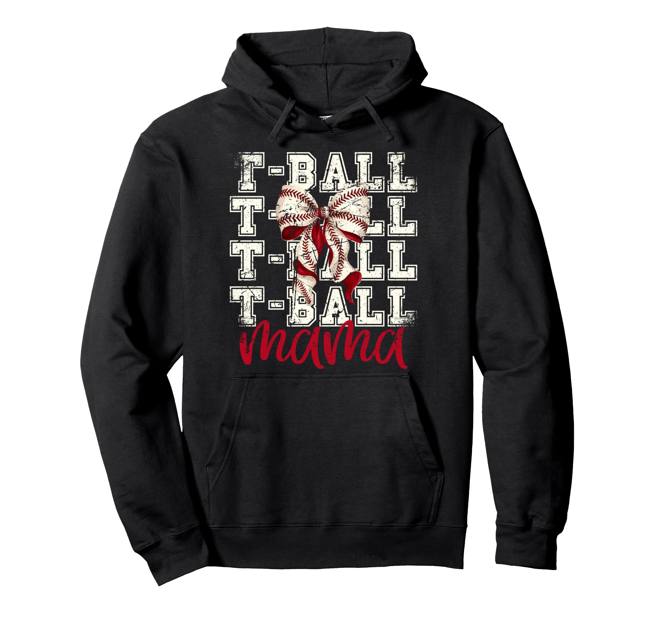 Tball Mama Teeball T Ball Coquette Hoodie - Streetwear Style Men Women - T-Shirt, Sweatshirt, Hoodie