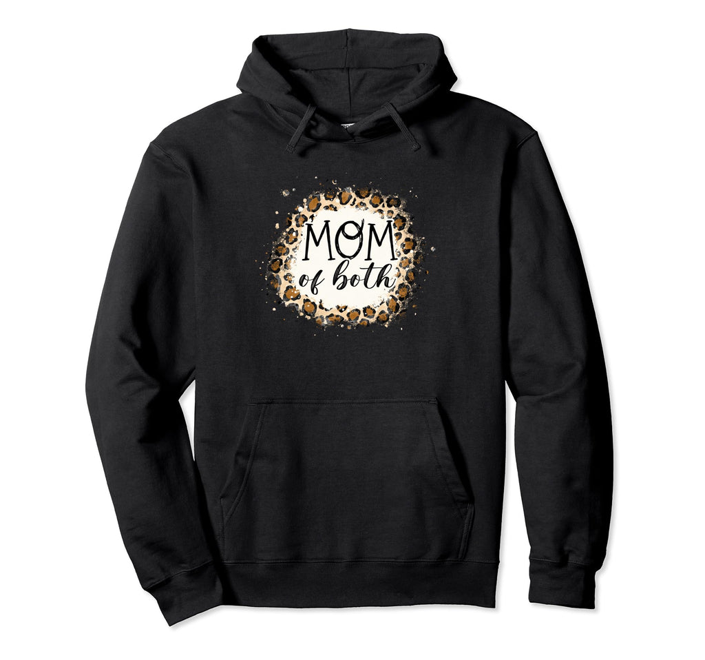 Mom Both Softball Baseball Mama Moms Hoodie - Novelty Apparel for Adults - T-Shirt, Sweatshirt, Hoodie