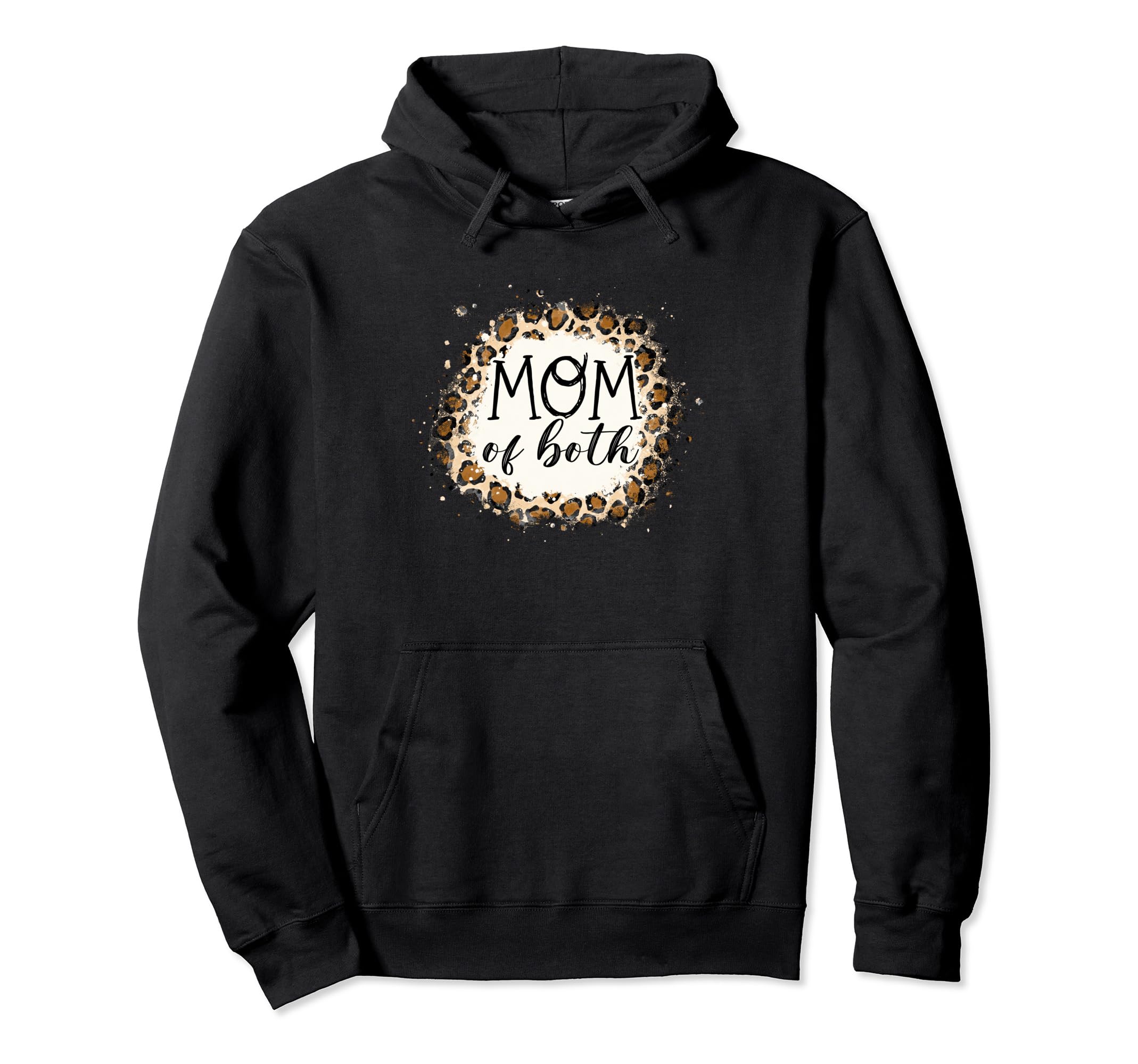 Mom Both Softball Baseball Mama Moms Hoodie - Novelty Apparel for Adults - T-Shirt, Sweatshirt, Hoodie