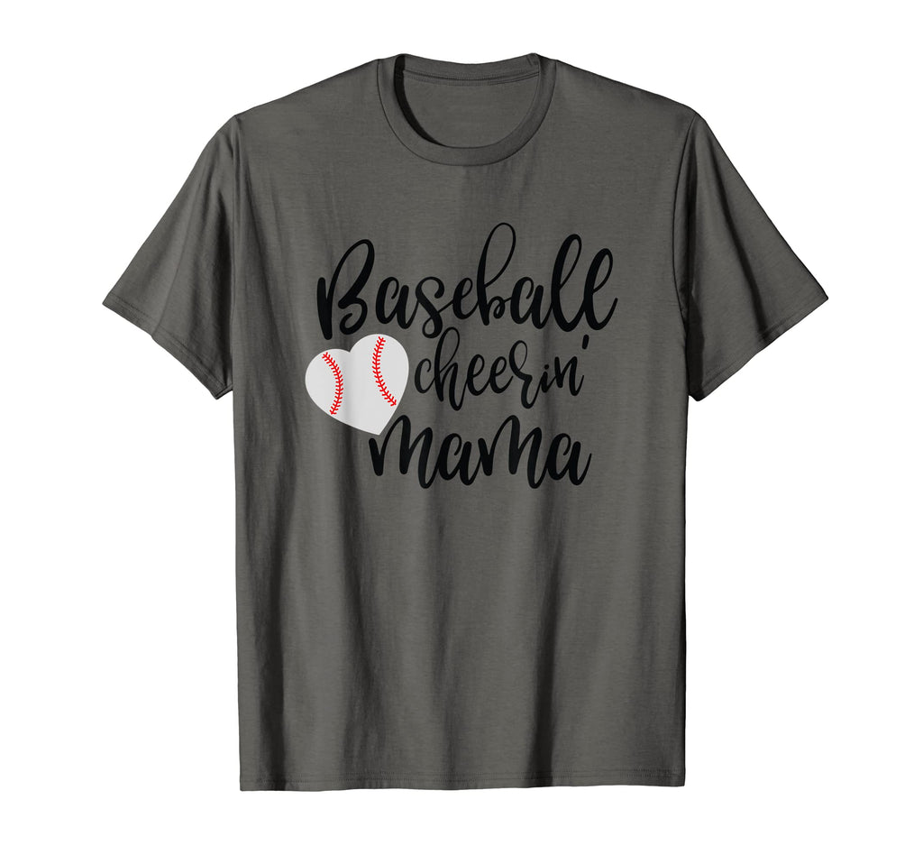Baseball Cheerin Mama T-Shirt - Graphic Print for Adults - T-Shirt, Sweatshirt, Hoodie