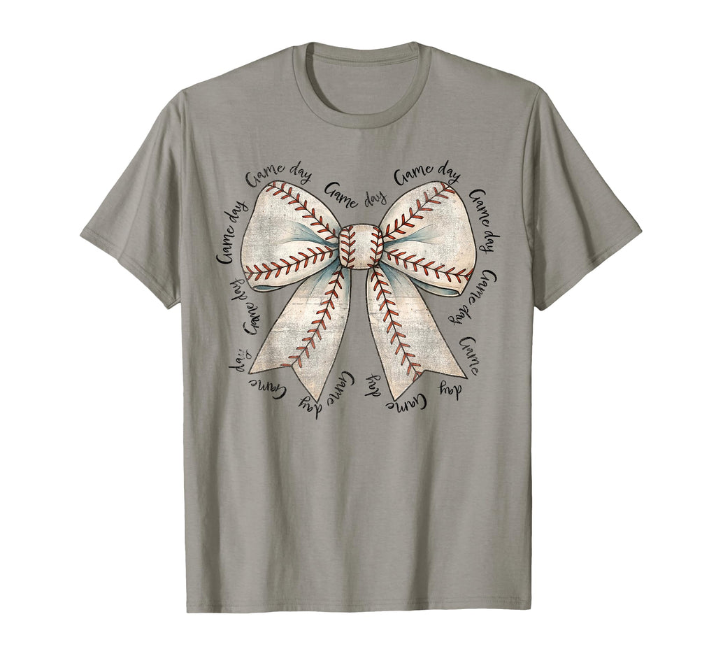 Baseball Game Day Mom Baseball Coquette T-Shirt - Streetwear Style Unisex - T-Shirt, Sweatshirt, Hoodie