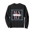 Mahj Mahjong Game Preppy Night Sweatshirt - Trendy Graphic for Adults - T-Shirt, Sweatshirt, Hoodie