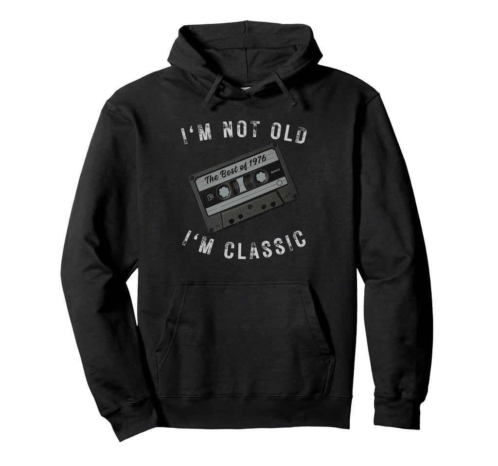 Best 1976 Funny Birthday Cassette Tape Hoodie - Custom Art Print Unisex - T-Shirt, Sweatshirt, Hoodie