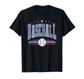 Red Blue Checkerboard Baseball T-Shirt - Aesthetic Graphic Men Women - T-Shirt, Sweatshirt, Hoodie