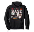 Baseball Mama Coquette Bow Game Day Hoodie - Novelty Apparel Men Women - T-Shirt, Sweatshirt, Hoodie