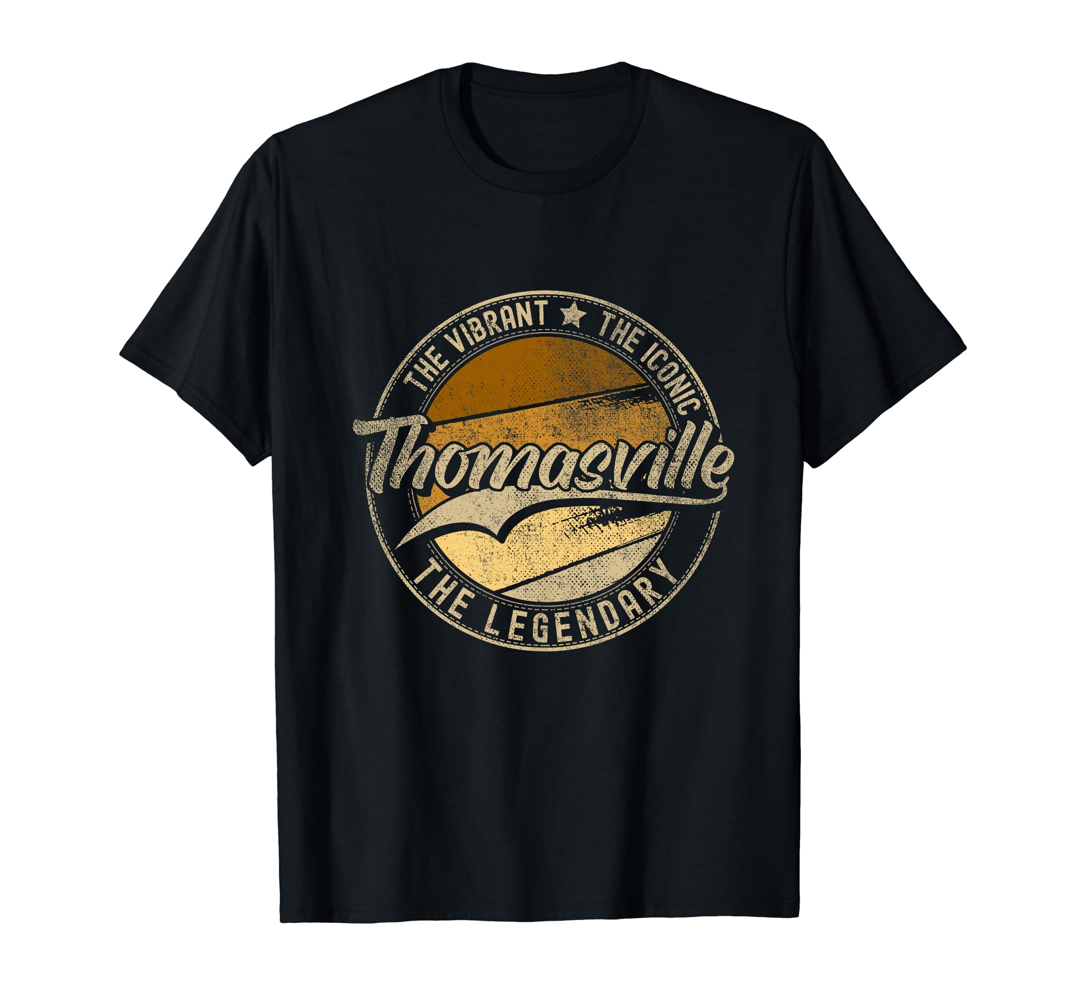 Thomasville Ga Georgia Distressed T-Shirt - Custom Art Print Unisex - T-Shirt, Sweatshirt, Hoodie