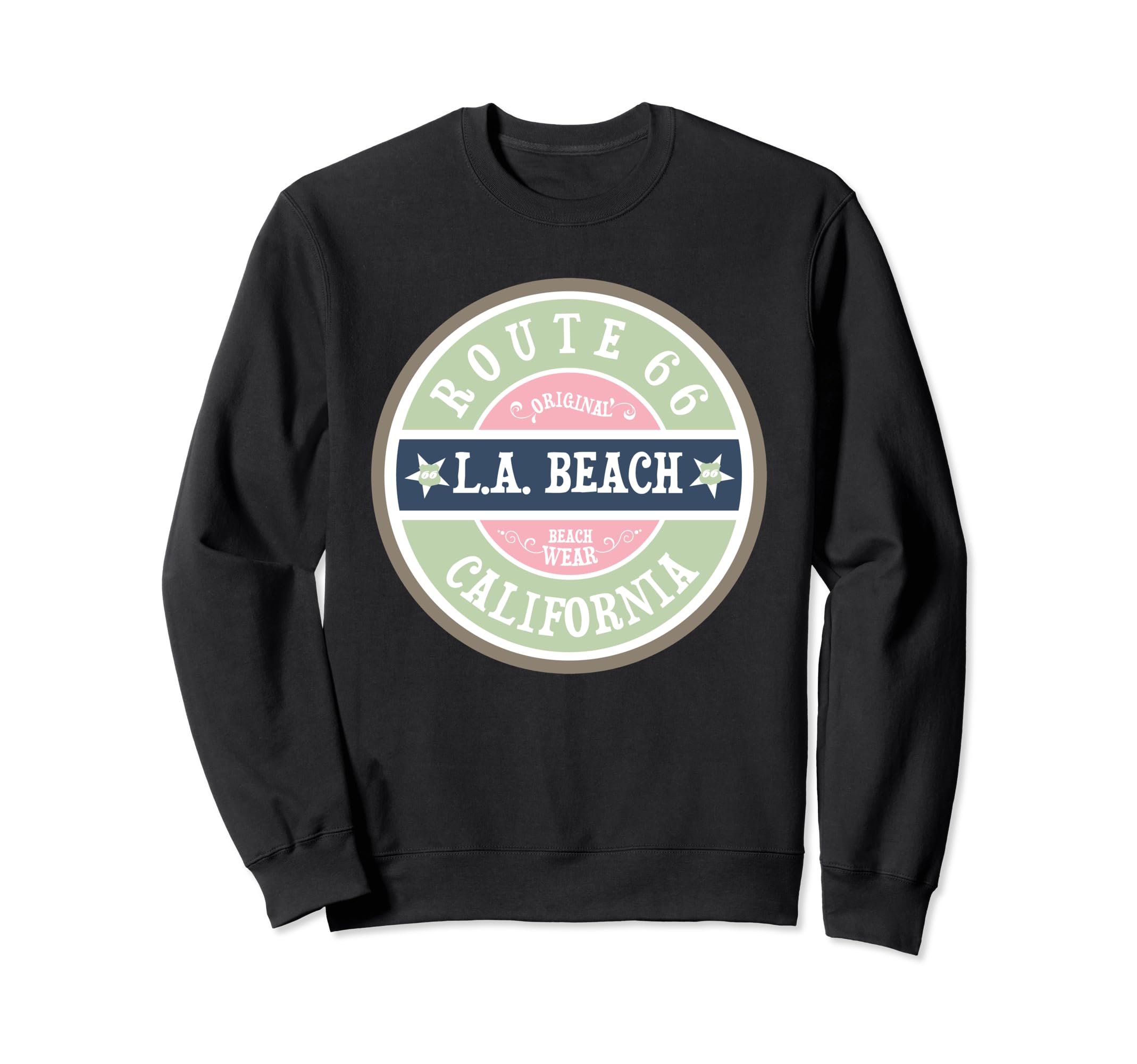 Route 66 Original La Beach Wear Sweatshirt - Aesthetic Graphic Men Women - T-Shirt, Sweatshirt, Hoodie