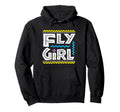 Fly 80S 90S Old School Distressed B Hoodie - Custom Art Print for Adults - T-Shirt, Sweatshirt, Hoodie