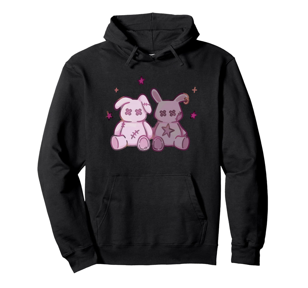 Creepy Y2K Harajuku Pastel Goth Doll Hoodie - Novelty Apparel Men Women - T-Shirt, Sweatshirt, Hoodie