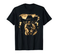 German Shepherd Western Cowboy Dog Smoking T-Shirt - Unique Graphic Unisex - T-Shirt, Sweatshirt, Hoodie