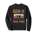 Gen X 1965 1980 Cassette Tape Sweatshirt - Streetwear Style Men Women - T-Shirt, Sweatshirt, Hoodie