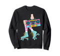Roller Skating 80S Roller Funny Sweatshirt - Graphic Print Men Women - T-Shirt, Sweatshirt, Hoodie