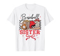 Baseball Sister Coquette Bow Biggest T-Shirt - Custom Art Print Men Women - T-Shirt, Sweatshirt, Hoodie