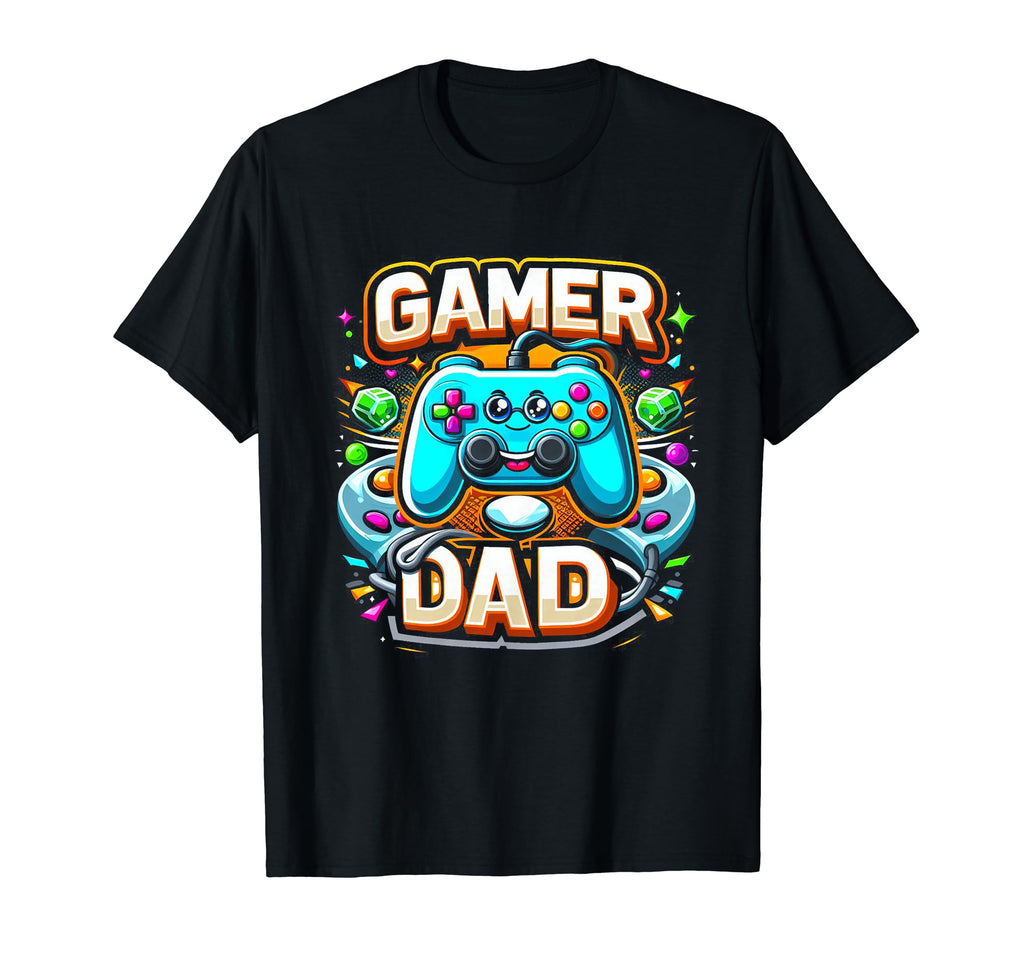 Gamer Dad Game Controller Gaming Video T-Shirt - Trendy Graphic Men Women - T-Shirt, Sweatshirt, Hoodie