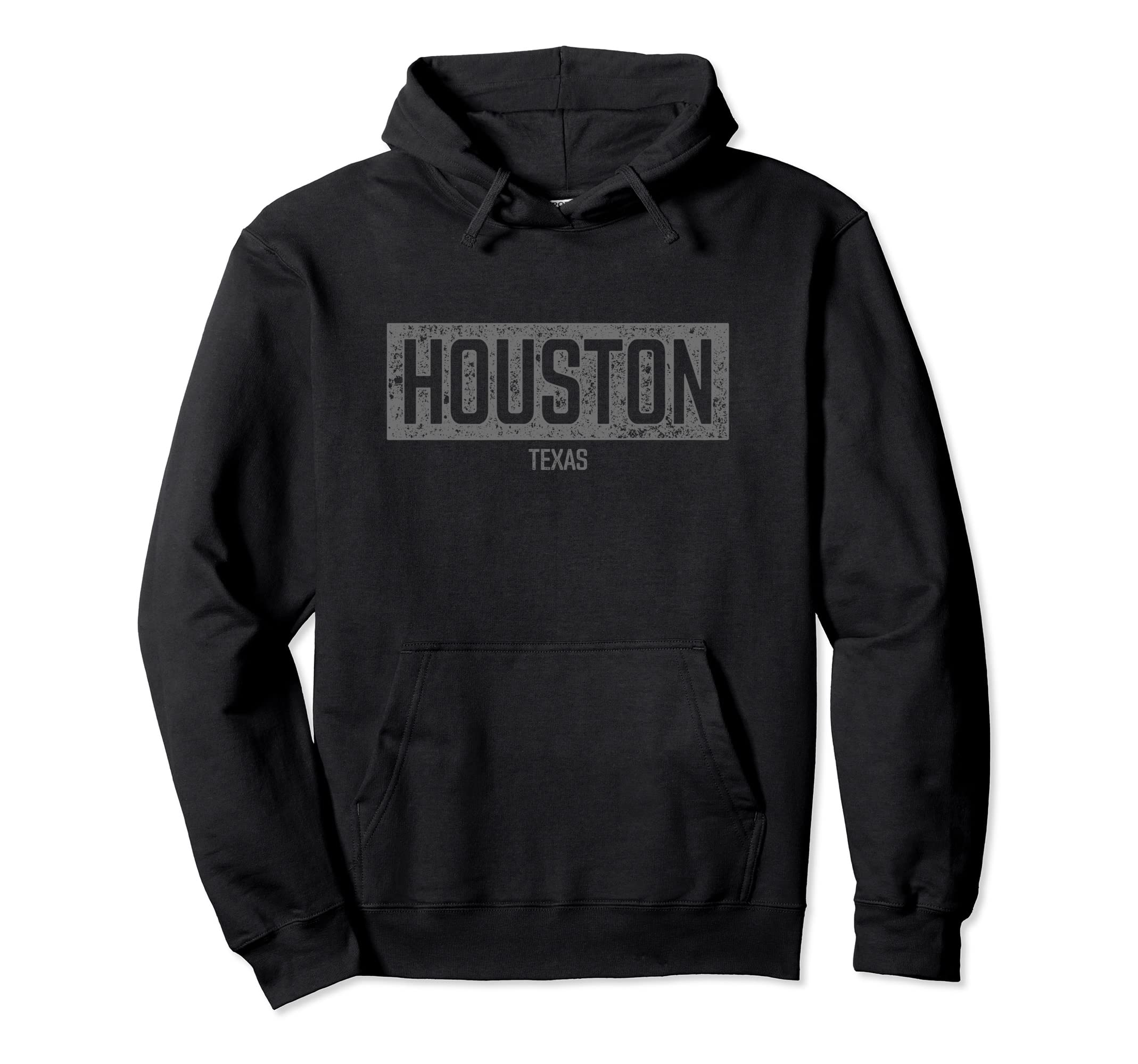 Houston Texas Souvenir Distressed Texas Hoodie - Trendy Graphic Unisex - T-Shirt, Sweatshirt, Hoodie