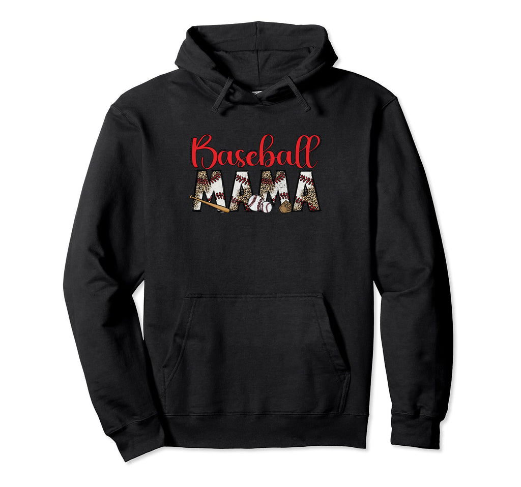 Baseball Mama Funny Sporty Hoodie - Aesthetic Graphic Unisex - T-Shirt, Sweatshirt, Hoodie