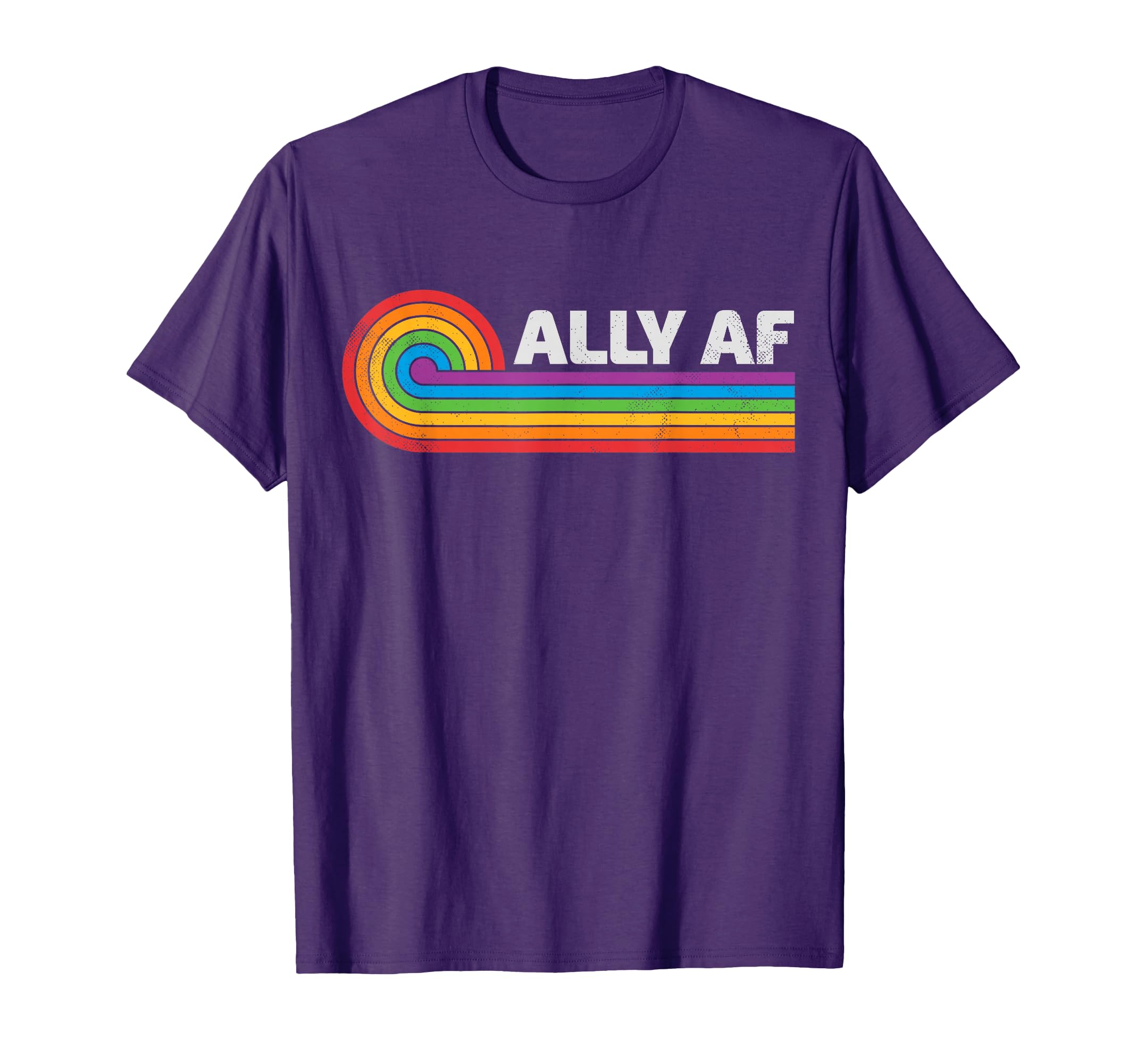 Lgbtq Ally Af Lesbian Gay Pride Lgbt T-Shirt - Graphic Print Men Women - T-Shirt, Sweatshirt, Hoodie