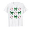 Baseballs Green Bows Ball Mom T-Shirt - Casual Everyday Wear Men Women - T-Shirt, Sweatshirt, Hoodie