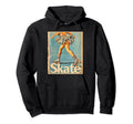Roller Skating Skate Blue Uniform Hoodie - Trendy Graphic Men Women - T-Shirt, Sweatshirt, Hoodie