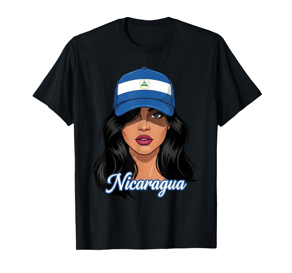 Nicaraguan Wearing Nicaragua Flag T-Shirt - Trendy Graphic for Adults - T-Shirt, Sweatshirt, Hoodie