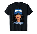 Nicaraguan Wearing Nicaragua Flag T-Shirt - Trendy Graphic for Adults - T-Shirt, Sweatshirt, Hoodie