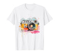 Photographer Camera Watercolor T-Shirt - Casual Everyday Wear Unisex - T-Shirt, Sweatshirt, Hoodie