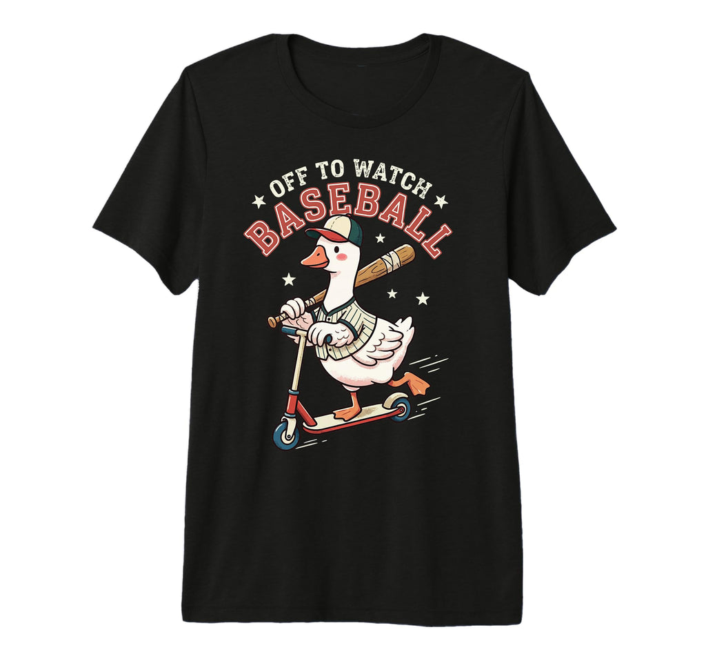Off To Watch Baseball Dad Mom Baeball T-Shirt - Graphic Print for Adults - T-Shirt, Sweatshirt, Hoodie