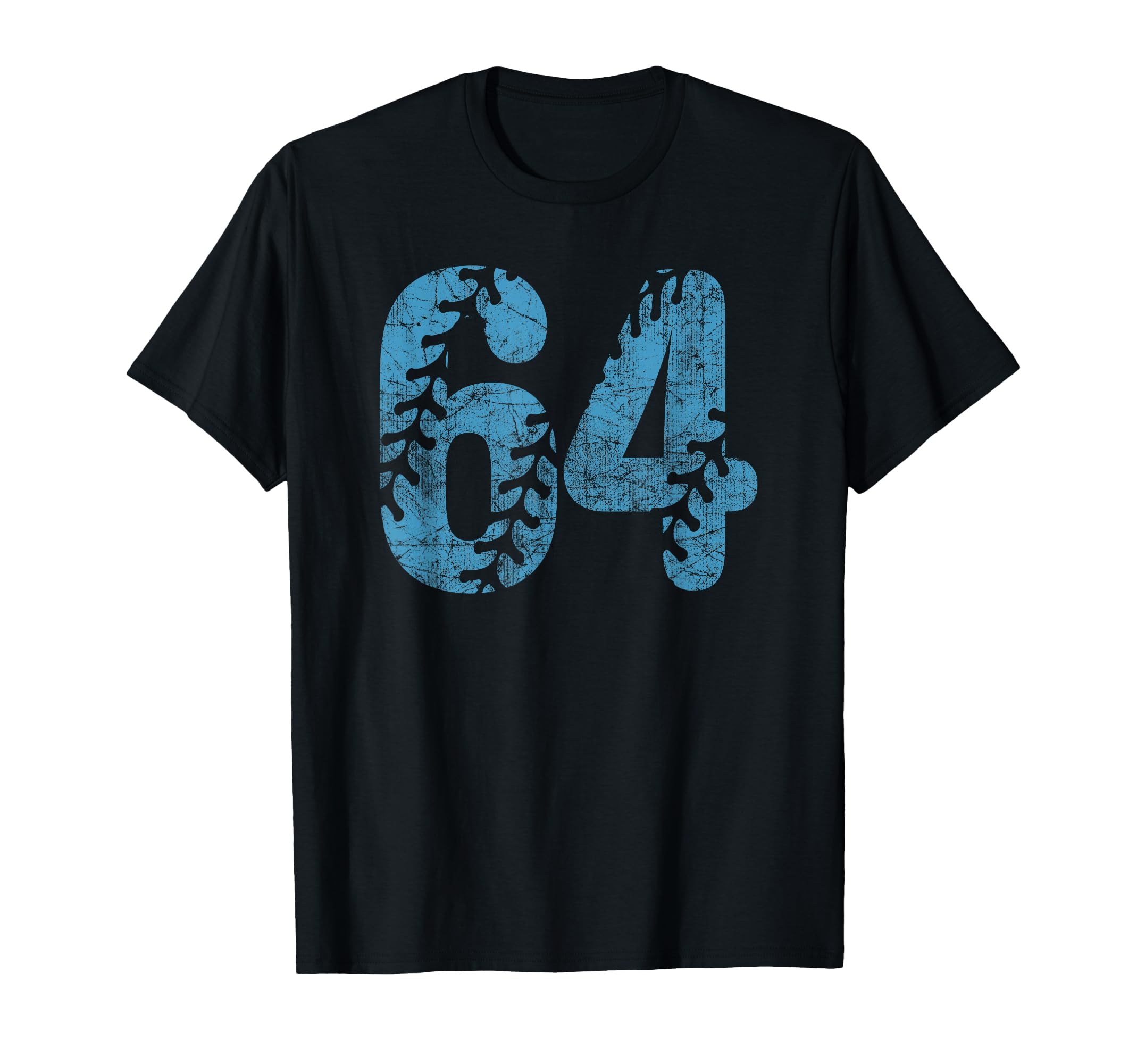 Baseball Softball Mom 64 Number T-Shirt - Trendy Graphic for Adults - T-Shirt, Sweatshirt, Hoodie