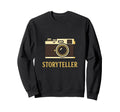 Storyteller Camera Photography Lens Sweatshirt - Custom Art Print Unisex - T-Shirt, Sweatshirt, Hoodie