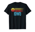 Iowa Distressed Sun T-Shirt - Minimalist Print for Adults - T-Shirt, Sweatshirt, Hoodie