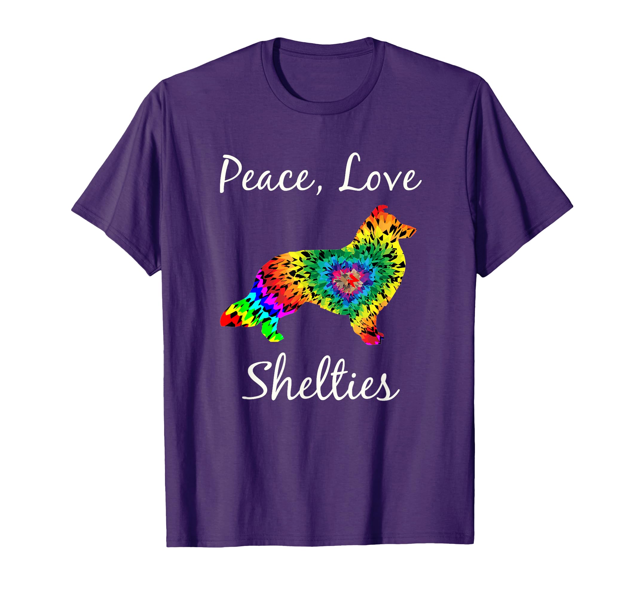 Sheltie Sheltie Gifts Tie Dye Peace T-Shirt - Streetwear Style Men Women - T-Shirt, Sweatshirt, Hoodie