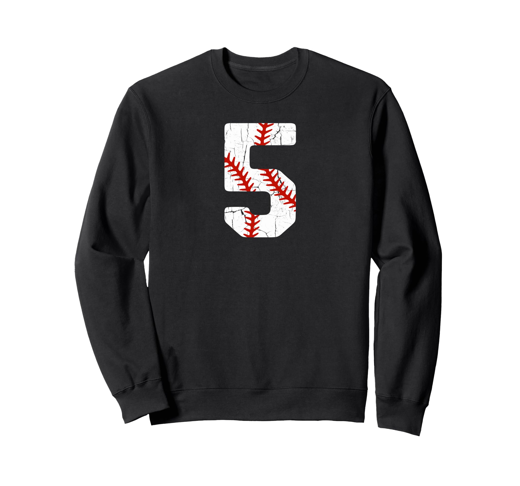Baseball Player Jersey Number 5 5 Sweatshirt - Aesthetic Graphic Unisex - T-Shirt, Sweatshirt, Hoodie