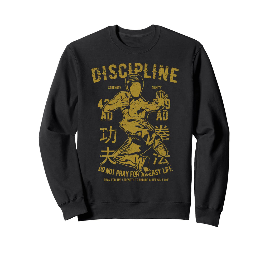 Martial Arts Distressed Art Sweatshirt - Novelty Apparel for Adults - T-Shirt, Sweatshirt, Hoodie