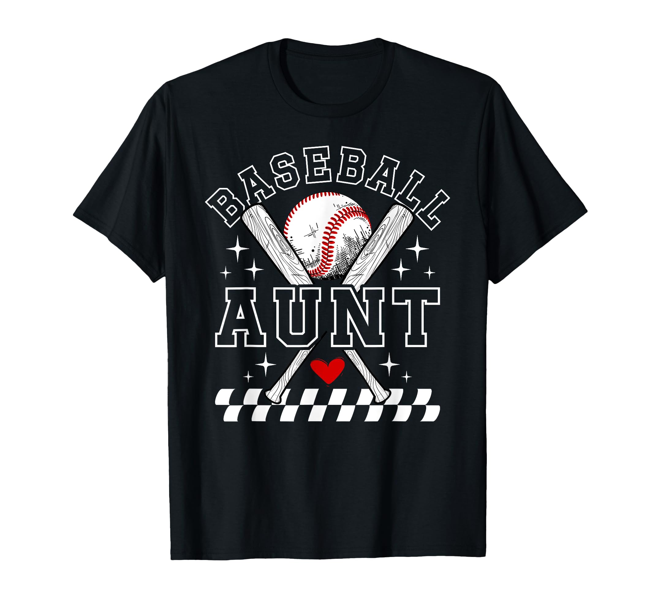 Baseball Aunt Baseball Player Auntie T-Shirt - Aesthetic Graphic for Adults - T-Shirt, Sweatshirt, Hoodie