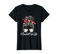 Baseball Sister Life Messy Bun Family T-Shirt - Trendy Graphic Men Women - T-Shirt, Sweatshirt, Hoodie