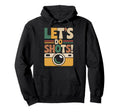 Lets Do Shots Camera Fun Hoodie - Unique Graphic Unisex - T-Shirt, Sweatshirt, Hoodie