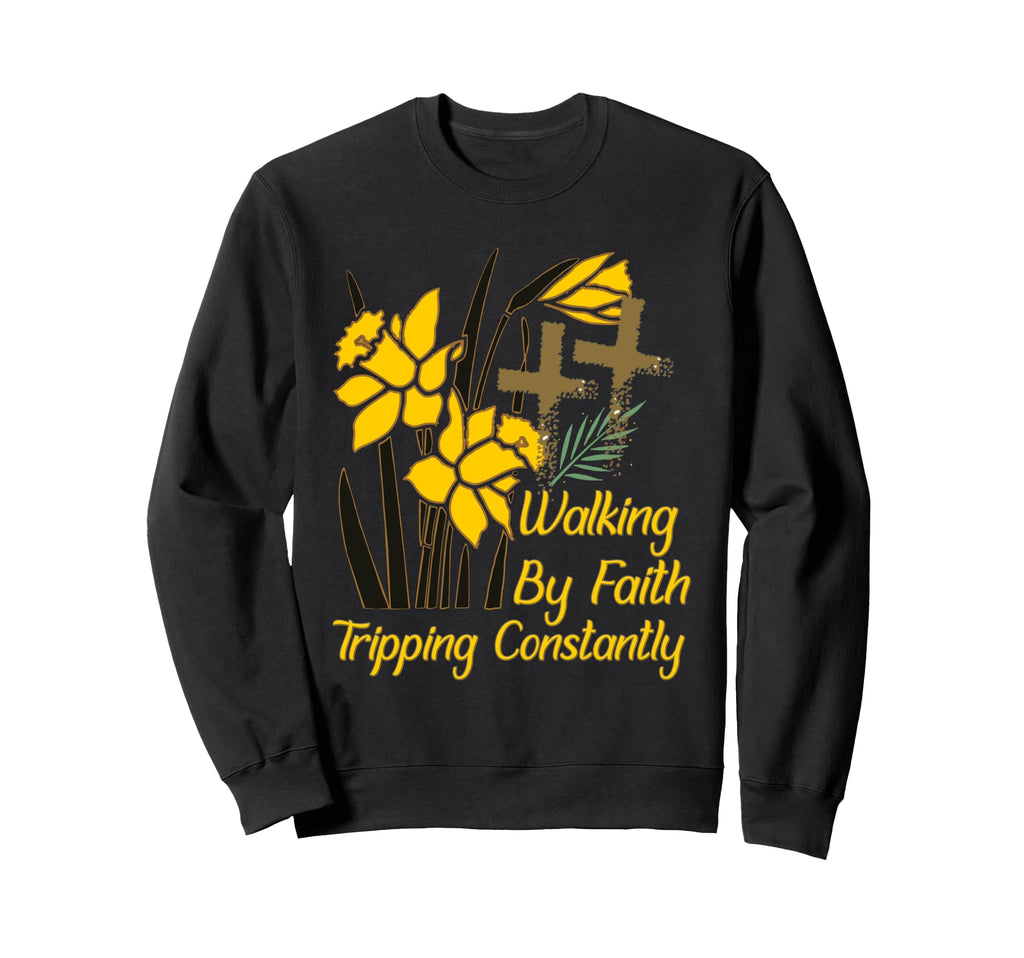Boho Christian Walking Faith Sweatshirt - Novelty Apparel for Adults - T-Shirt, Sweatshirt, Hoodie