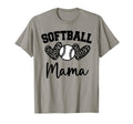 Personalized Baseball Heart Mama Baseball T-Shirt - Graphic Print Unisex - T-Shirt, Sweatshirt, Hoodie