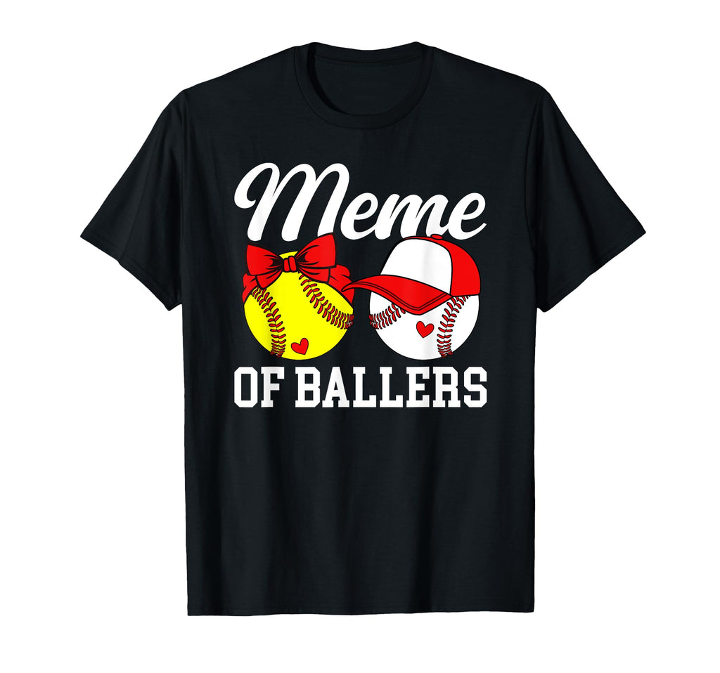 Meme Ballers Baseball Softball Meme T-Shirt - Casual Everyday Wear Unisex - T-Shirt, Sweatshirt, Hoodie