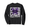 Cheer Mom Mother Bow Cheerleader Game Sweatshirt - Unique Graphic Unisex - T-Shirt, Sweatshirt, Hoodie